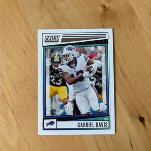 🏈 3/$10 🏈 GABRIEL DAVIS 2022 Panini Score Football Trading Card # 261